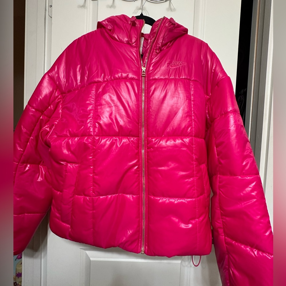Nike Hot Pink Puffer Jacket